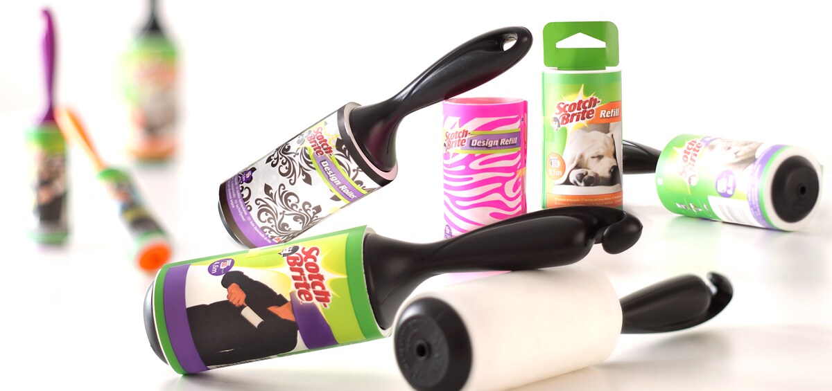 Rolos removedores de pelos Scotch-Brite
