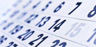 Calendário de eventos
