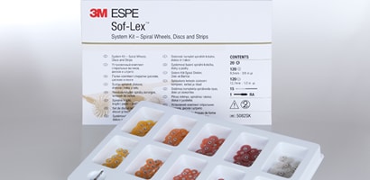 Rodas de Acabamento e Polimento em Espiral 3M™ Sof-Lex™
