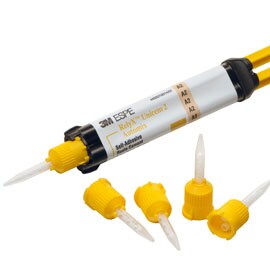 As restaurações são facilmente cimentadas com Cimento Autoadesivo RelyX™ Unicem 2