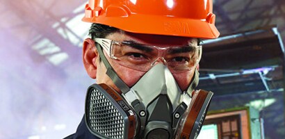 Filtros de vapor orgânico com indicador de vida útil 3M™ série 6000i
