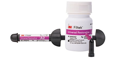 3M Filtek Universal Restorative, seringa e cápsulas
